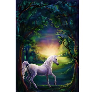 Portreti belega konja Oljna slika na platnu