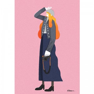 Charakter Design Art Direction Fashion Girl Canvas Print