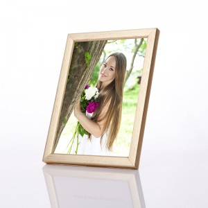 Solid Wood Photo Frame, Dekorasyon ankadreman an bwa pou ou afich oswa fotografi