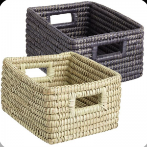Woven Seagrass Basket With Handles