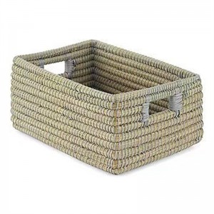 Woven Seagrass Basket With Handles