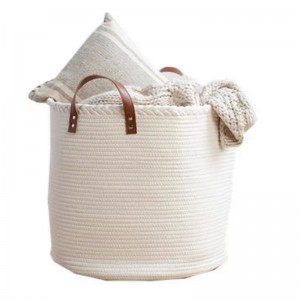 Cotton Linen Modern Baskets for Storage and Decorative