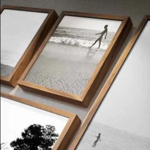 Home village design wood distressed photo frame haingo rindrina