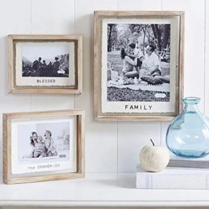Home village disenyo wooden distressed photo frame picture frame wall decoration