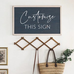 Custom Wood Sign Welcome Sign Farmhouse Sign