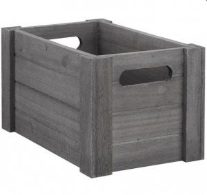 Multifunctional Brown gray Wooden Storage Rack Storage Box Pono no ka Home Organization