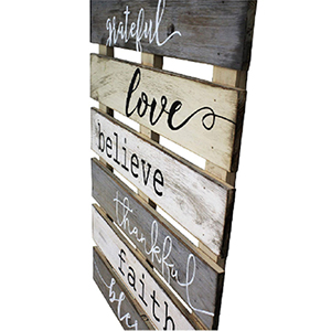 Vintage Country Home Wall Decor Sign Plaque Sign Pallet Tags for Living Room Restaurant Hall