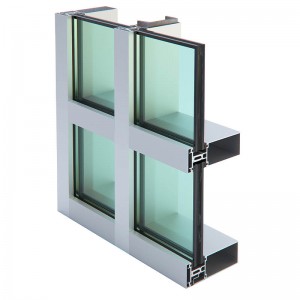 Unitized Glass Curtain Wall System External Wall Design Proposal Overseas Installation Deshion Construction Contractor