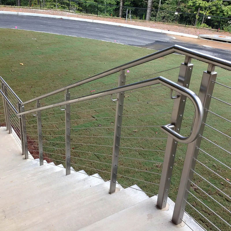 China Hot Dipped Galvanize Fence Factory –  Stair Handrail Stainless Steel Railing & Balustrade SS Railing Products China Deshion   – Deshion