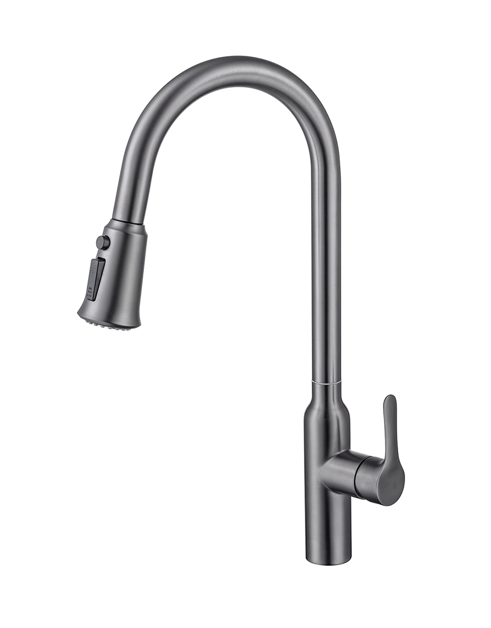Gun Metal faucet Three function pull out faucet stainless steel kitchen taps ODM/OEM