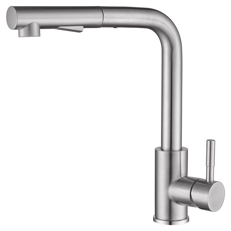 Two function pull out Round faucet stainless steel kitchen taps