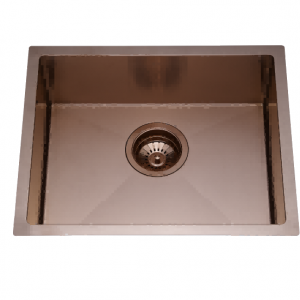 Single sink stainless steel sink rose gold Dexing pvd color sink wholesale