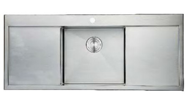 Quoted price for Single Bowl with Panel Counter Top Pressed Kitchen Sink, Lay on Cabinet 1 2 3 Hole Cistern 304 Stainless Steel Sink