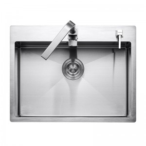 [Copy] Topmount kitchen sink stainless steel sink single bowl with faucet hole handmade sink dexing sink wholesale