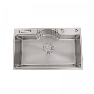 dexing Factory  Multifunctional Drawn Stretched Pressing Stainless Steel Single Bowl Kitchen Sink