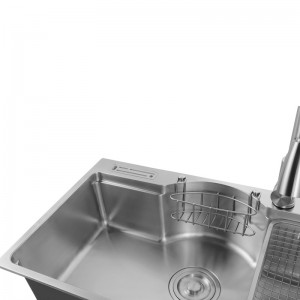 High Quality 304 Stainless Steel Multifunctional Kitchen Sink with Faucet and Flushing Device Knife Rest 13 Piece Set
