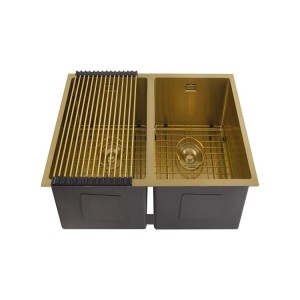 Price Sheet for Rose Gold/Gold/Black 201/304 Stainless Steel Single Double Bowl Handmade Kitchen Sink