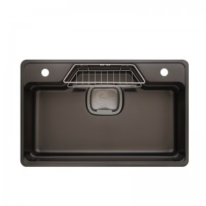 IOS Certificate Stainless Steel Cabinet Black Under-mounted  Kitchen Sinks/Black Farmhouse Sinks