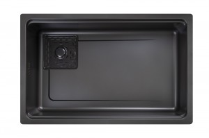 Black large single sink PVD Color Sink Kitchen Stainless Steel Single bowl Dexing ODM OEM Undermount Sink factory