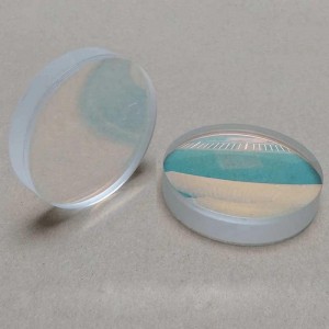 Symmetrical Biconvex Lens, Custom Made Coating Spherical Double Convex Lens