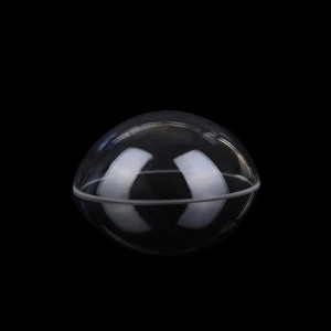 Lente de cúpula de cristal hemisférica Saphhire para cámara submarina/submarina