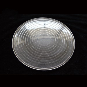 Lente Fresnel de vidrio diámetro 150 lente de colimador óptico de vidrio de borosilicato para proyector