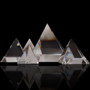 Prisma de vidrio poligonal óptico estable profesional de reflexión personalizada