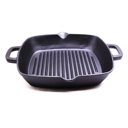 Lowest Price for China Griddle of Cast Iron with Black Enameled Coated