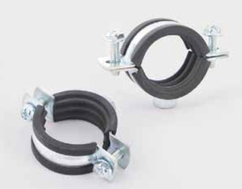 Heavy duty pipe clamp with rubber Featured Image