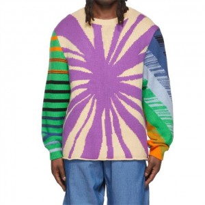 Custom Winter Over Size Multicolor Cashmere Designer Mens Sweaters