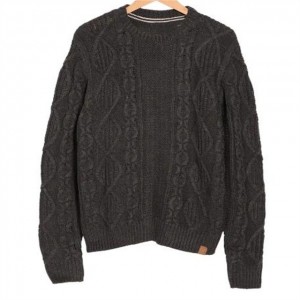 'OEM ODM Ki'eki'e Knitwear Designer Pullover Cable Knit Sweater