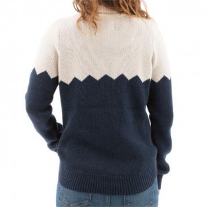 최신 디자인 눈송이 니트 숙녀 풀오버 스웨터를 사용자 정의하세요