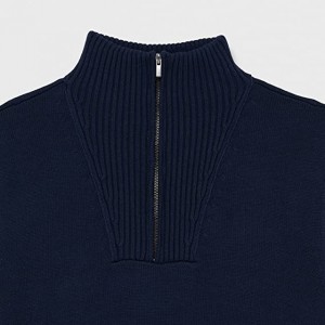 Супер йомшак материал Ma Variety Ир-атларның ярты запрос свитеры.
