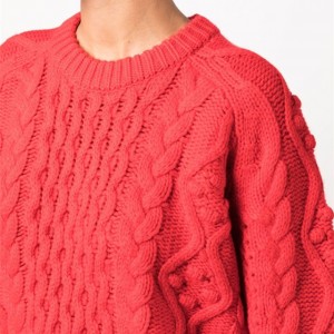 Sweater abot wanita musim dingin pullover gulu bunder