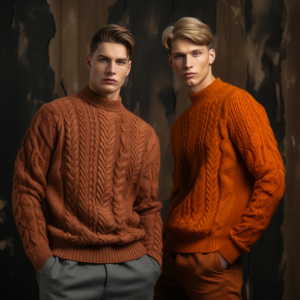 2024 कस्टम मोहयर बुनेको स्वेटर पुरुषहरूको लागि ओभरसाइज स्ट्रीट स्टाइल डिजाइनर स्वेटर पुरुष स्वेटर