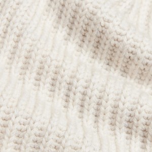 Бийик моюн секирүү жана коюуланган жаңы трикотаж пуловер