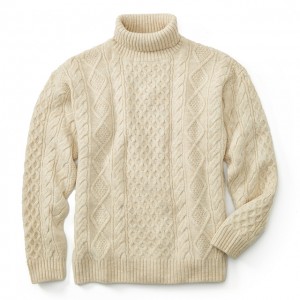 Custom High Quality Top Cable Knit Sweater For Men