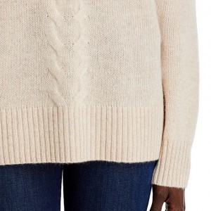 Νέο γυναικείο μακρύ μάλλινο πουλόβερ με ψηλό γιακά 2022