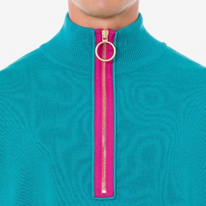 2023 Oanpaste hege kwaliteit nije moadering trui polo-hals sweater foar manlju
