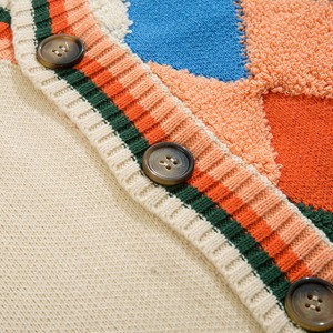 Vyriški gatvės drabužiai kelių spalvų „Cardgain“ megztas megztinis su V formos iškirpte, negabaritinis žieminis megztinis vyrams