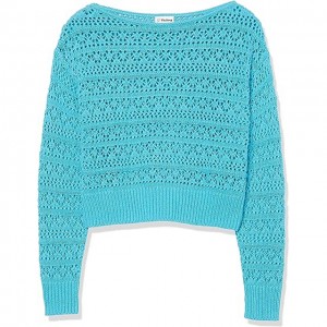 Mulierum Daba Crochet Long-Slouchy Pullover