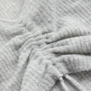 Oanpaste sexy wollen trui mei V-hals sweater fan hege kwaliteit foar froulju