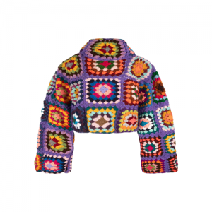 Heavy Long Sleeve Turtleneck Floor Crochet Sweater
