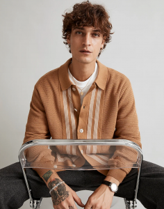 Sweter DIY męski formalny sweter sweter dla mężczyzn wzór w paski nowy modny sweter z dzianiny z długim rękawem wysokiej jakości płaszcz