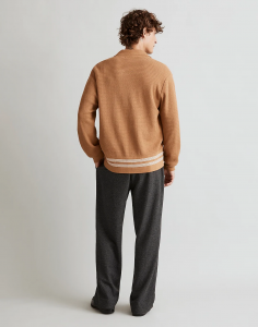 Cardigan fai-da-te da uomo maglione cardigan formale per uomo design a righe nuova moda maglione lavorato a maglia a maniche lunghe cappotto di alta qualità