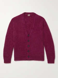 Custom long sleeve sweater high quality burgundy sweater For mens