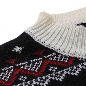 Muški ružni božićni džemper pleteni slatki smiješni pulover Djed Mraz pleteni džemper