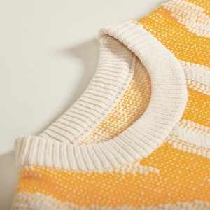 Oanpaste Pullover Knitwear Letter Jacquard Fashion Long Sleeve Knitted Oversized manlju sweater