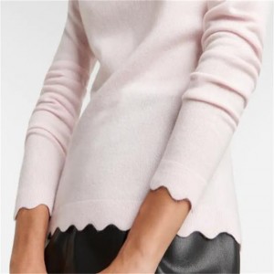 OEM ODM High Quality Slim Fit Solid Color Turtleneck Ladies Fashion Sweater
