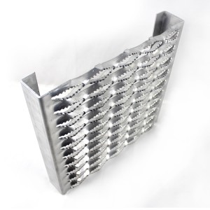 Non-slip stair treads stainless steel perforated metal plate